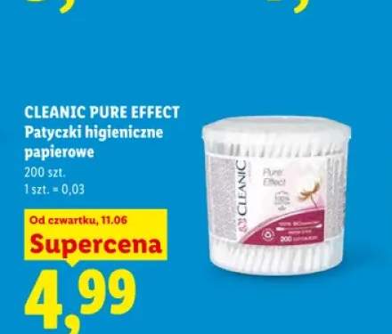 Patyczki higieniczne papierowe Cleanic Pure Effect