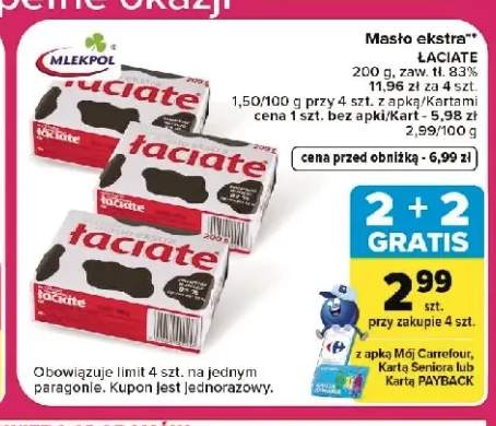Masło ekstra Łaciate