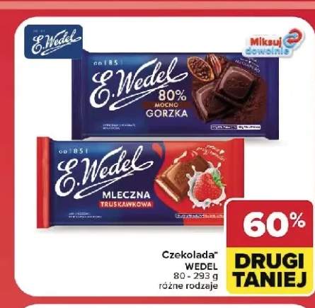 Czekolada E.Wedel różne rodzaje