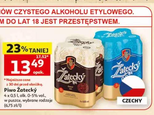 Piwo Žatecký Světlý Ležák 4-pak
