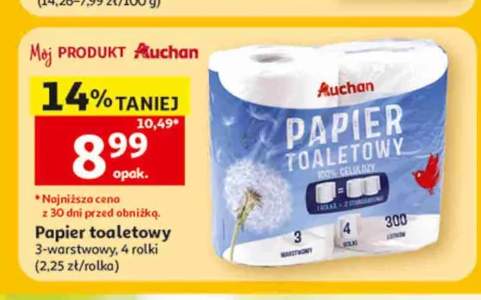Papier toaletowy Auchan