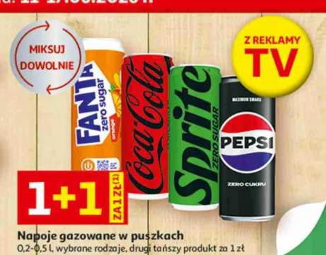 Napój gazowany Fanta Zero Sugar