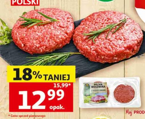Burgery wołowe Auchan Pewni Dobrego