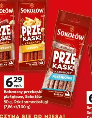 Kabanosy Prze Kąsk! pleśniowe Sokołów