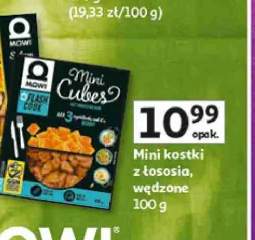 Mini kostki z łososia wędzone Mowi Mini Cubes