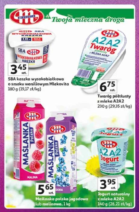 Twaróg półtłusty z mleka A2A2 Mlekovita