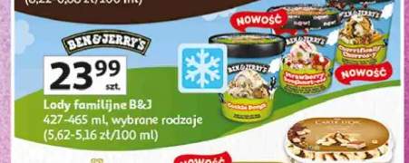 Lody familijne Ben & Jerry's Cookie Dough