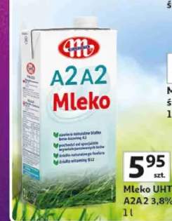 Mleko UHT pierwotne Mlekovita A2A2 3,8%