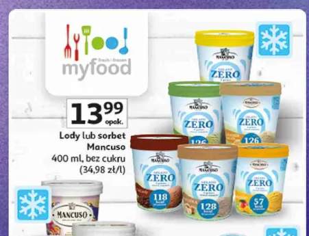 Lody Mancuso bez cukru