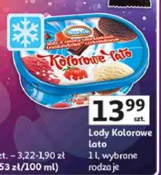 Lody Kolorowe Lato Koral