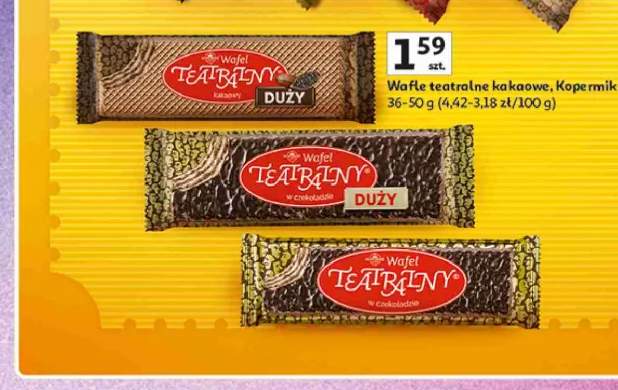 Wafel teatralny Kopernik w czekoladzie