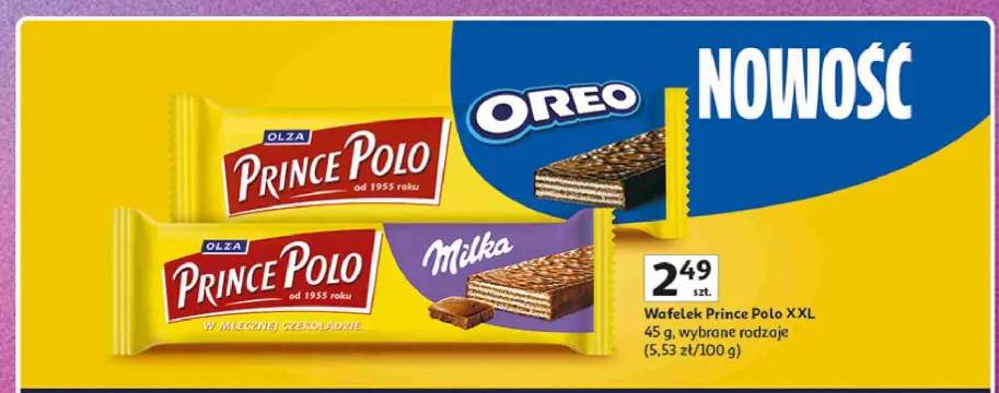 Wafelek Prince Polo Oreo XXL