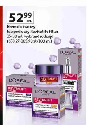 Krem pod oczy L'Oréal Paris Revitalift Filler