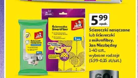 Ściereczki nasączane uniwersalne Jan Niezbędny