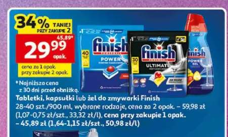 Kapsułki do zmywarki Finish
