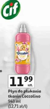 Płyn do płukania tkanin Coccolino