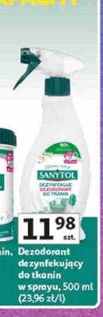 Dezodorant dezynfekujący do tkanin w sprayu Sanytol