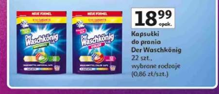 Kapsułki do prania Der Waschkönig Color