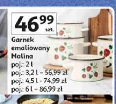Garnek emaliowany Florina Malina 2 l
