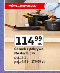 Garnek z pokrywą Florina Master Black 6,5 l