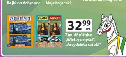 Książka Zielona Sowa Znajdź różnice Wielcy artyści