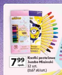 Kredki pastelowe Jumbo Minionki