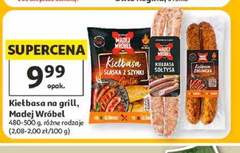 Kiełbasa Śląska z szynki na grill Madej Wróbel