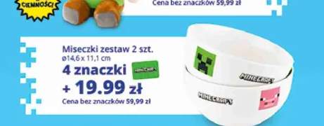 Miseczki Minecraft zestaw 2-pak