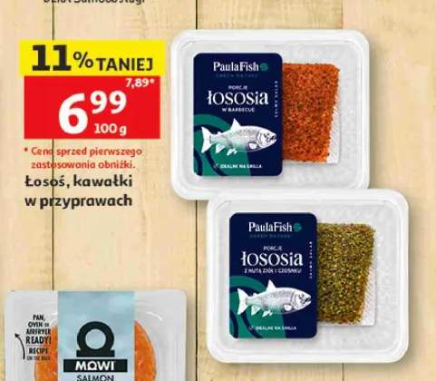 Porcje łososia z nutą ziół i czosnku Paula Fish