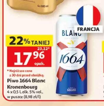 Piwo Kronenbourg 1664 Blanc 4-pak