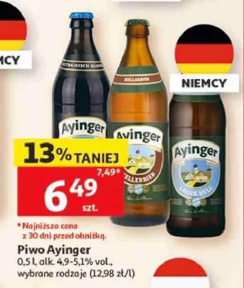 Piwo Ayinger Altbairisch Dunkel