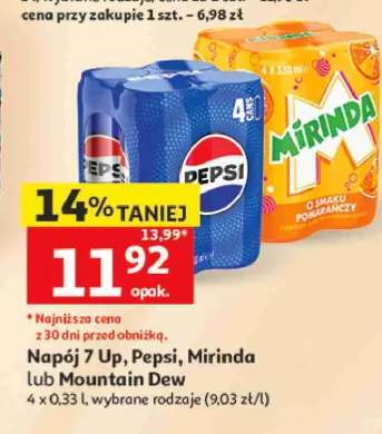 Napój Mountain Dew 4-pak 330 ml