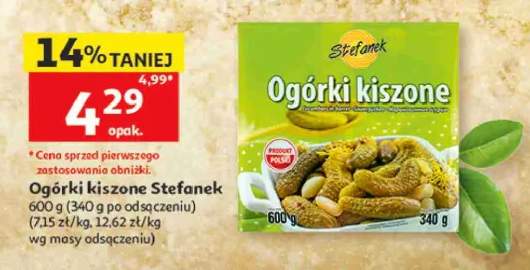 Ogórki kiszone Stefanek
