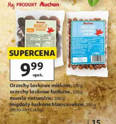 Morele naturalne Auchan
