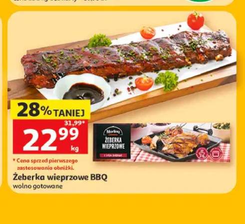 Żeberka wieprzowe BBQ wolno gotowane Morliny