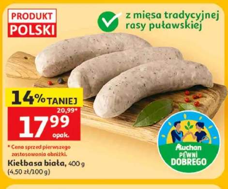 Kiełbasa biała Pewni Dobrego