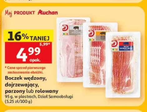 Boczek dojrzewający Auchan