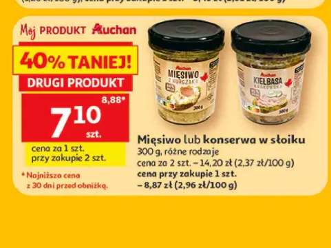 Konserwa w słoiku Auchan
