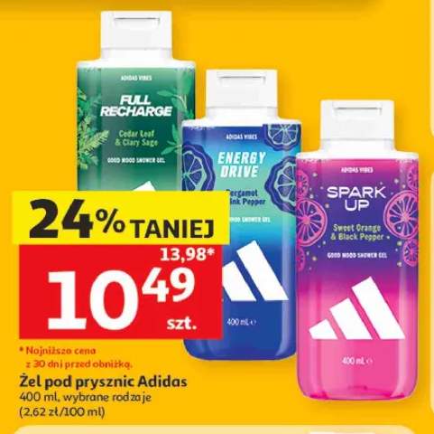 Żel pod prysznic Adidas Full Recharge