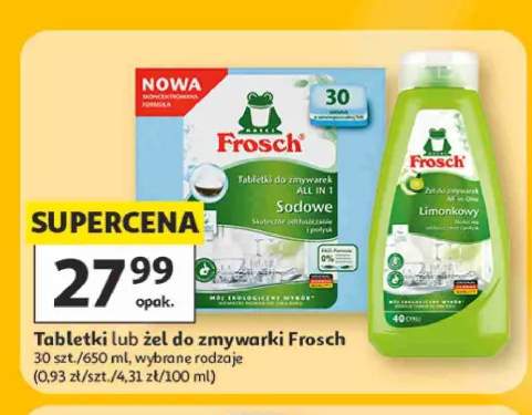 Żel do zmywarki Frosch Limonkowy