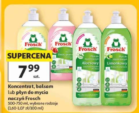 Płyn do mycia naczyń Frosch Aloesowy