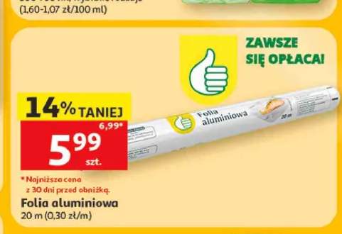 Folia aluminiowa 20 m