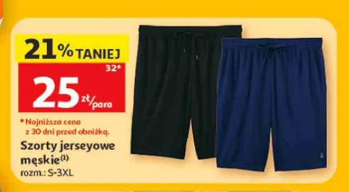 Szorty jerseyowe męskie Inextenso