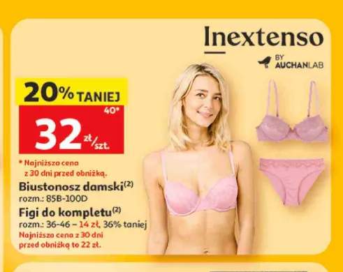 Figi damskie do kompletu Inextenso