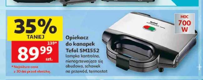 Opiekacz do kanapek Tefal SM1552