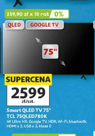 Telewizor Smart QLED TCL 75QLED780K 75"