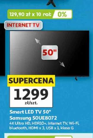 Telewizor Smart LED Samsung 50UE8072 50"