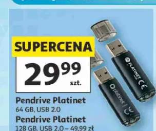 Pendrive Platinet 128 GB USB 2,0