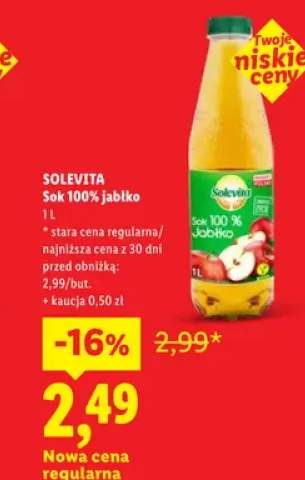 Sok 100% jabłko Solevita