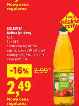 Nektar jabłkowy Solevita